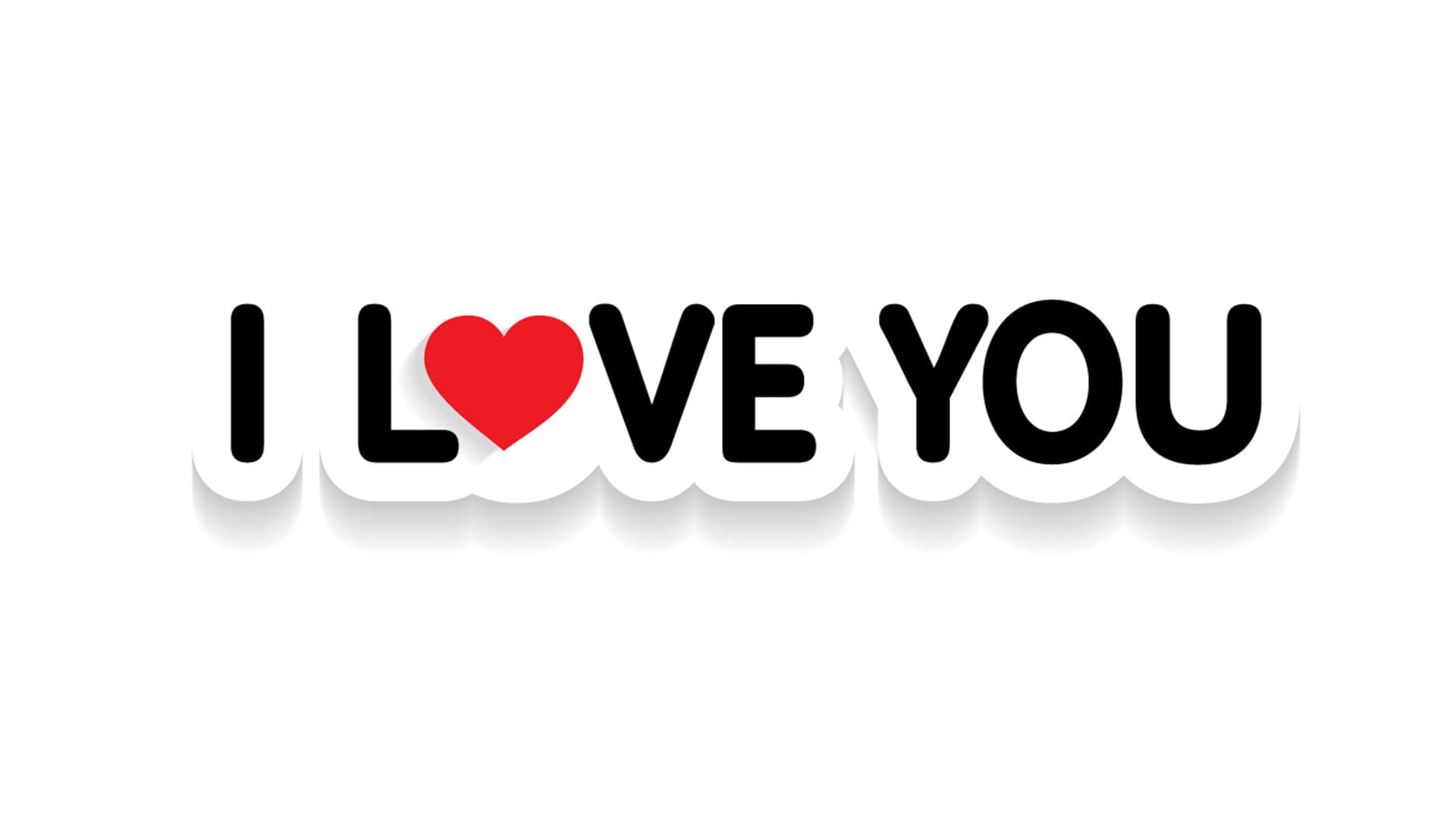 143 I love you Texto com a expressão eu te amo em inglês. I love you.