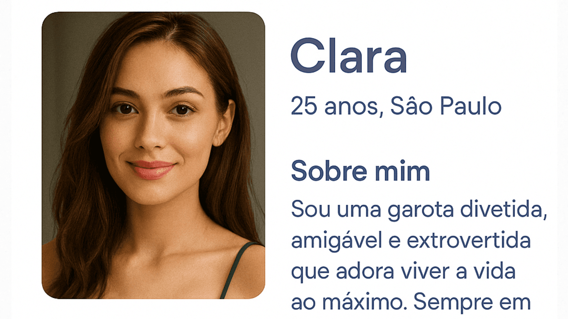 O segredo é saber equilibrar o que você quer que saibam sobre você logo de cara e o que você quer O segredo é saber equilibrar o que você quer que saibam sobre você logo de cara e o que você quer