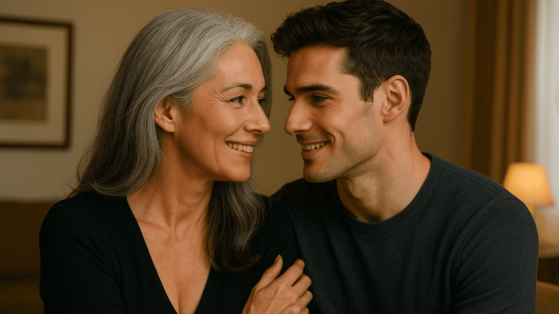 Um olhar que diz tudo: quando maturidade e desejo se encontram. 💫 Um olhar que diz tudo: quando maturidade e desejo se encontram. 💫