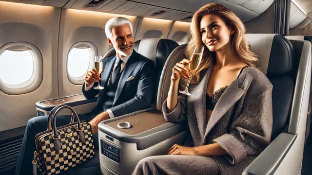 Estratégias para sair do sonho para a primeira classe nas viagens com seu Daddy